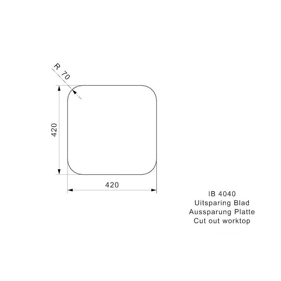 Sudoper Reginox IB4040L