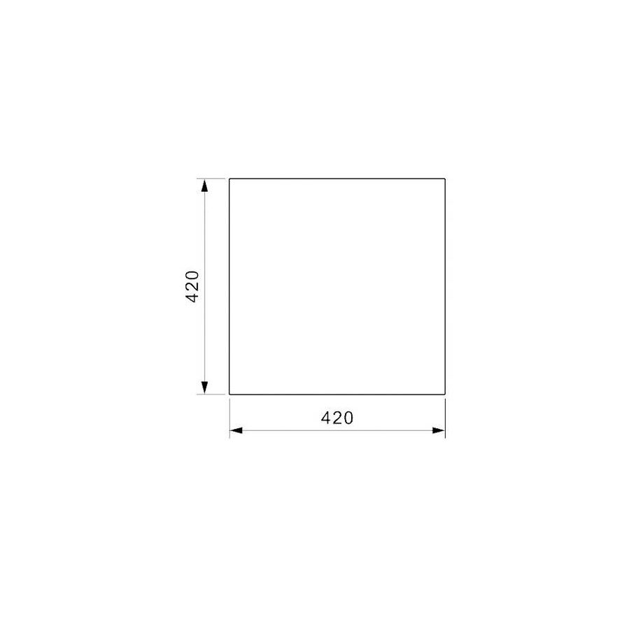 Sudoper Reginox New York 40X40 (L) Inox