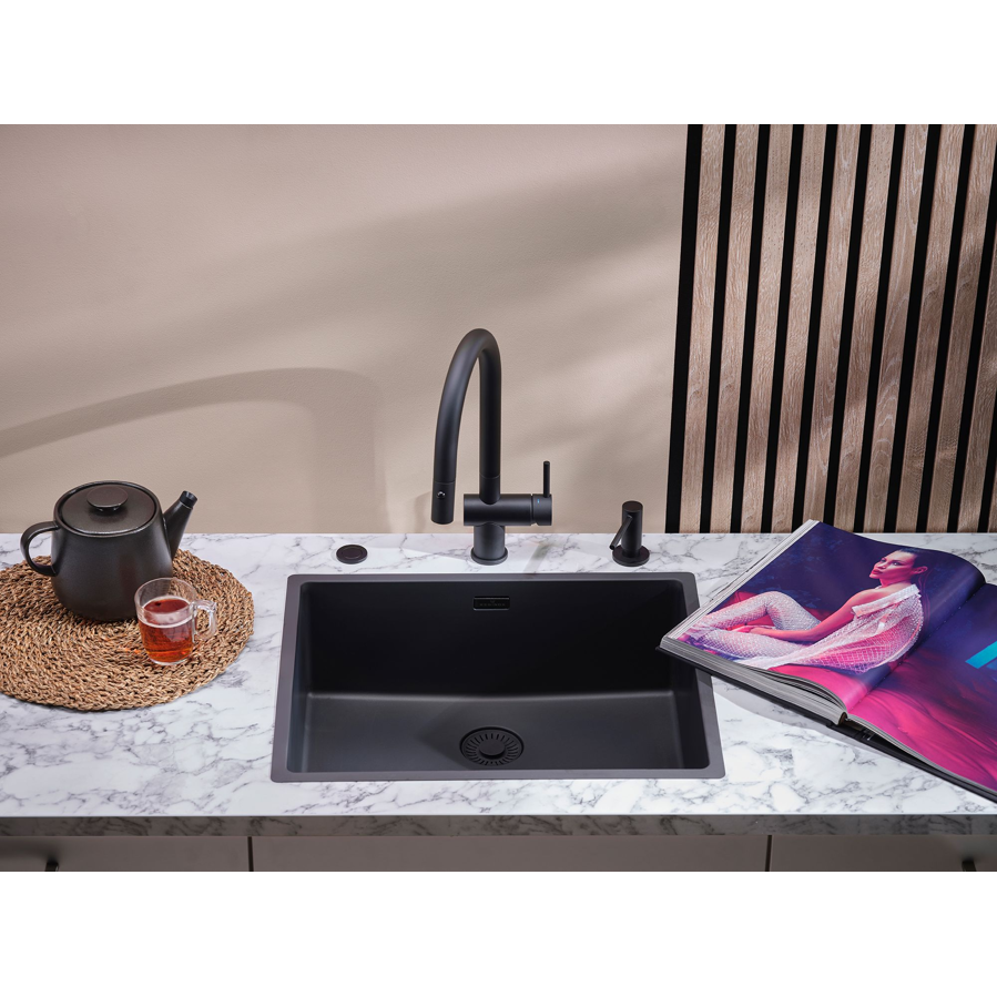 Sudoper Reginox New York 50X40 (L) Mat Black