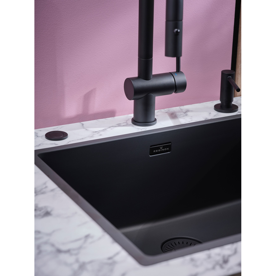 Sudoper Reginox New York 50X40 (L) Mat Black