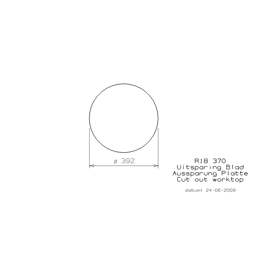 Sudoper Reginox R18 370 OKG (R)