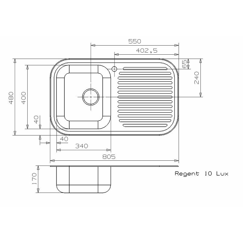 Размер отверстия раковины. Врезная кухонная мойка Reginox Regent 10 Lux 80.5х48см нержавеющая сталь. Мойка из нержавейки Reginox Regent. Reginox Beta 10 Lux. Врезная кухонная мойка Reginox Regent 30 Lux 119х48см нержавеющая сталь.