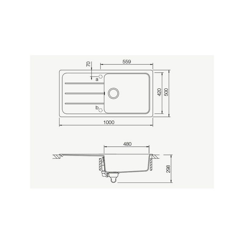 Sudoper Schock Formhaus D-100L