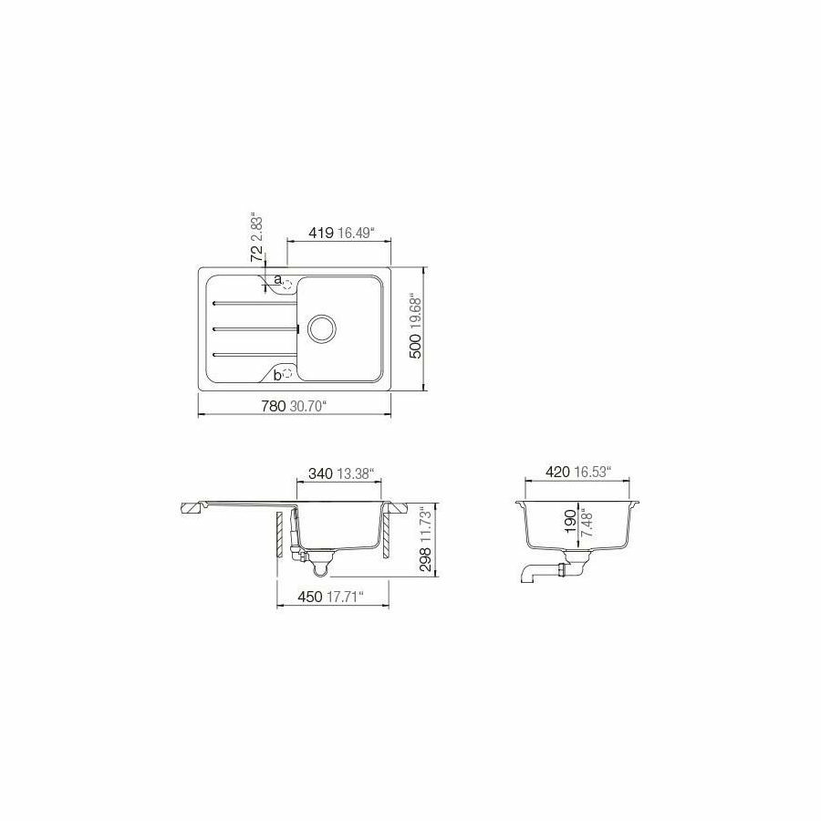 Sudoper Schock Formhaus D-100S