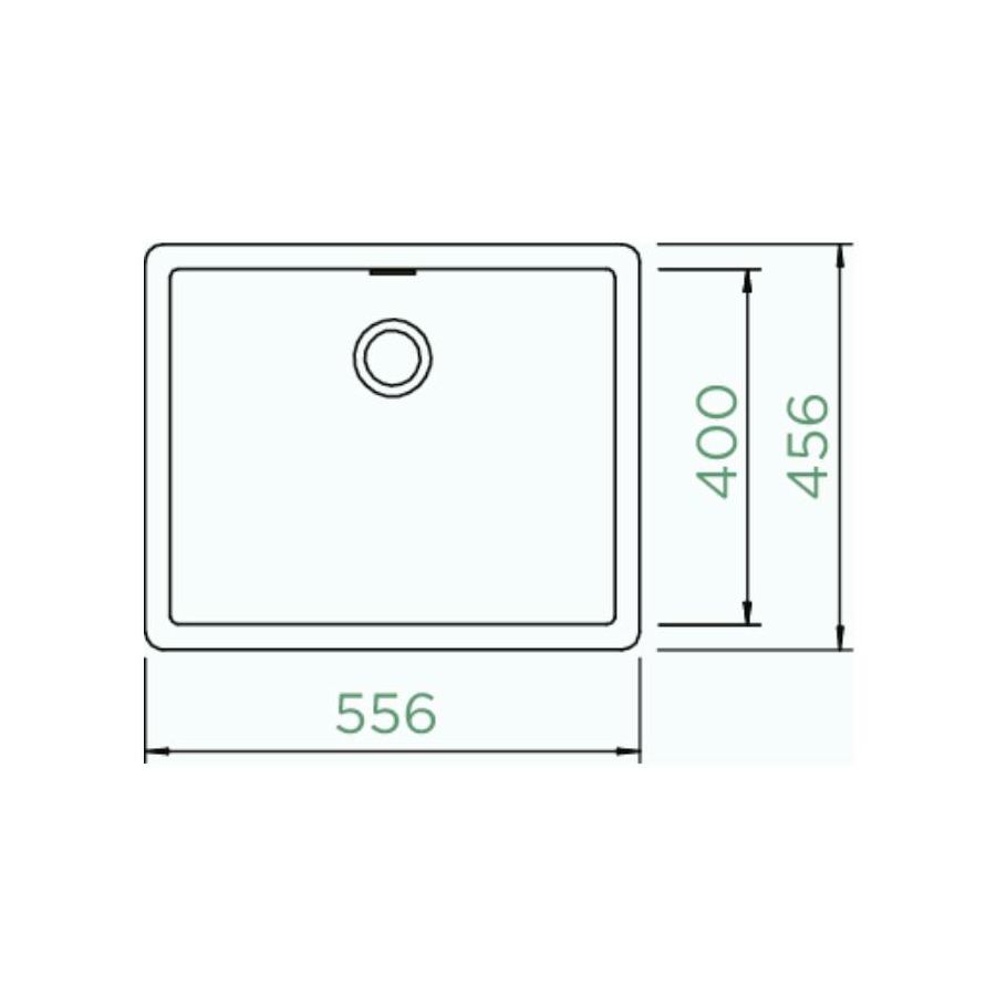 Sudoper Schock Greenwich N-100L/U magma