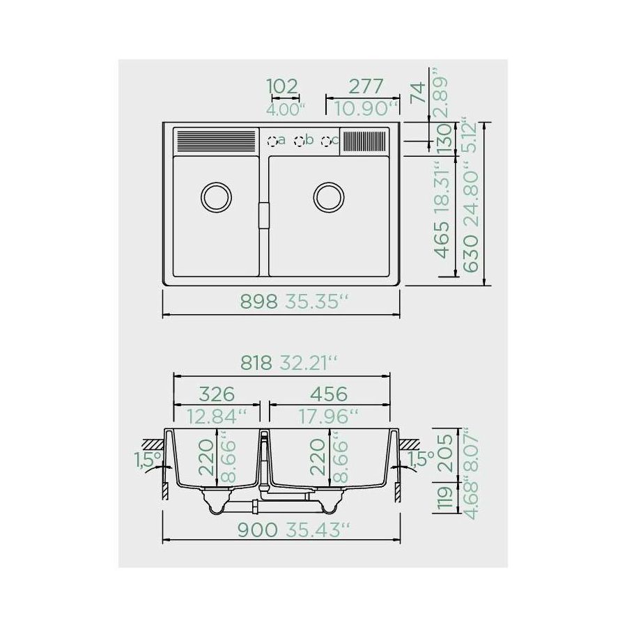Sudoper Schock Kallio M-175