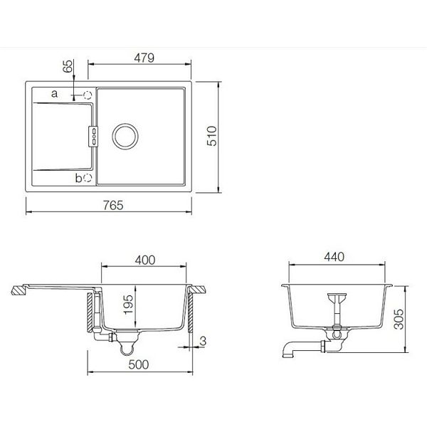 Sudoper Schock MONO D-100