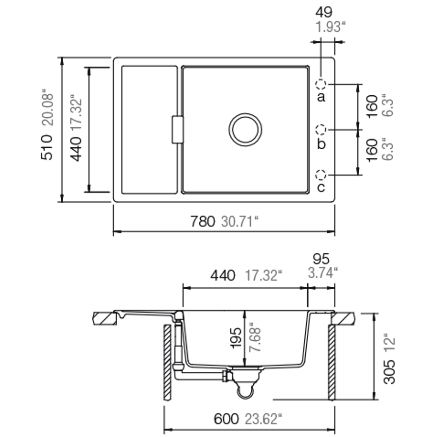 Sudoper Schock Mono D-100XS