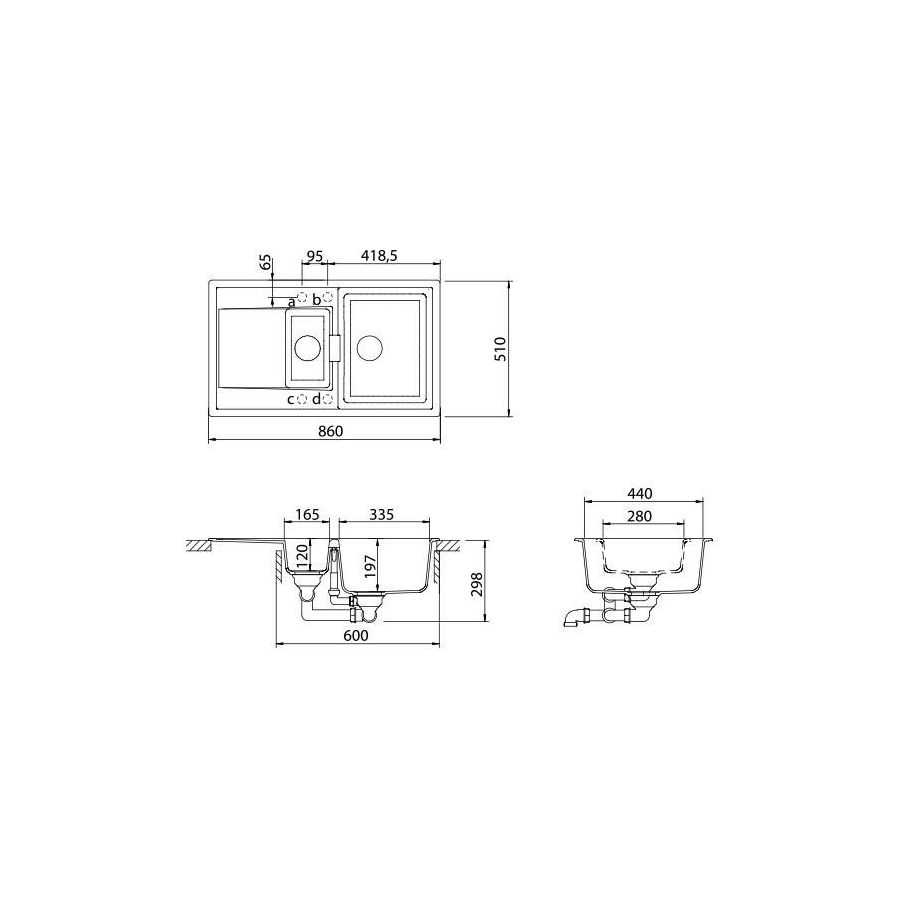 Sudoper Schock MONO D-150