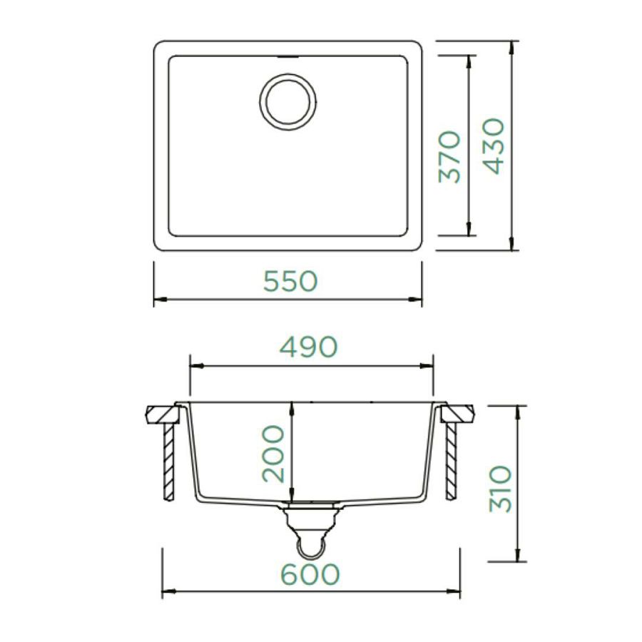 Sudoper Schock Quadro N-100