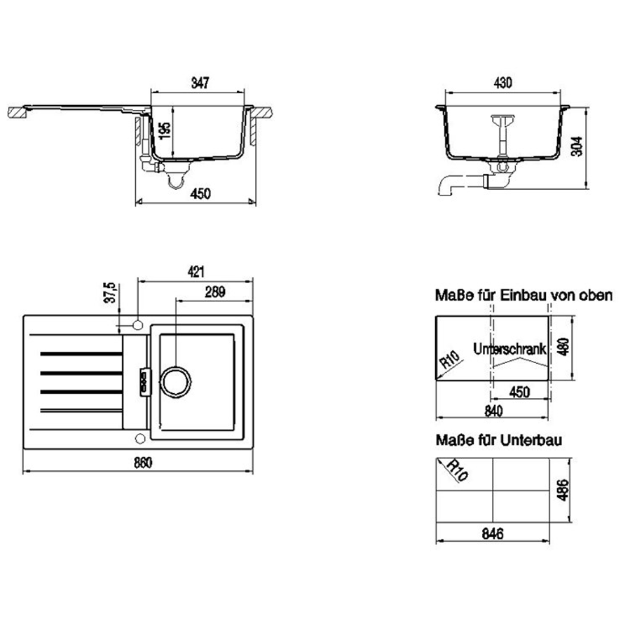 Sudoper Schock Signus D-100 stone