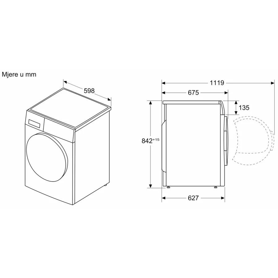 Sušilica rublja Bosch WRB247CNBY WiFi