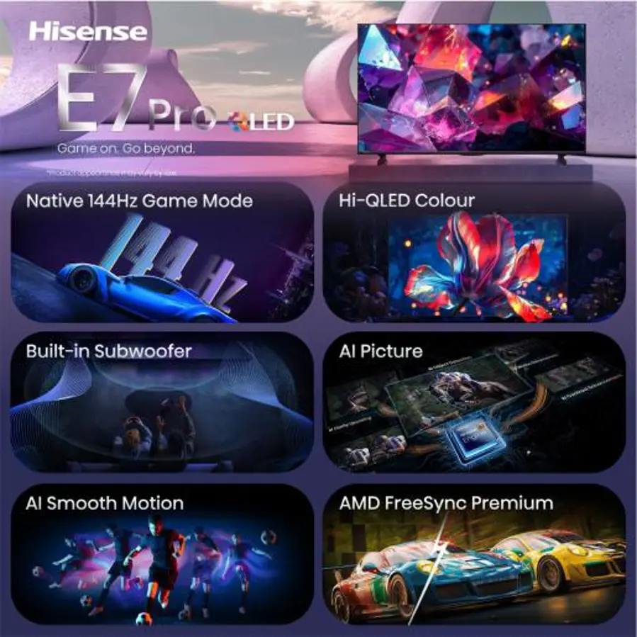 Televizor Hisense 100E7S PRO UHD QuantumDot 4K VidaaOS