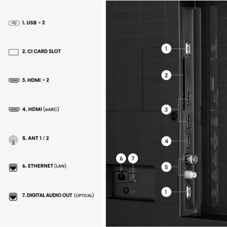 Televizor Hisense 55A7S UHD QuantumDot 4K VidaaOS