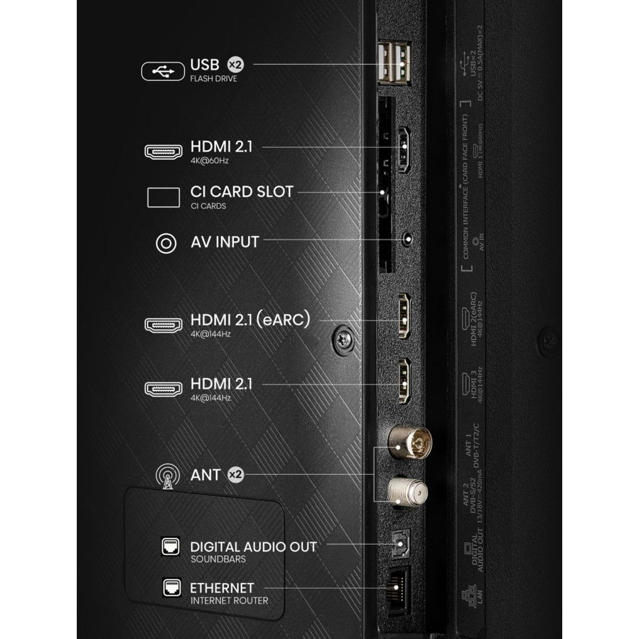 Televizor Hisense 55E7Q PRO UHD QuantumDot 4K VidaaU8.5