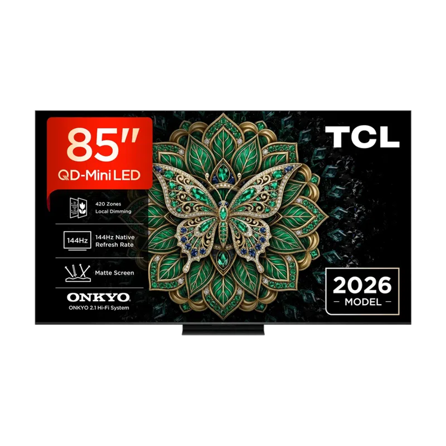 Televizor TCL 85C6K PRO QD-MiniLED 4K 144Hz GoogleTV 2.1ch Onkyo
