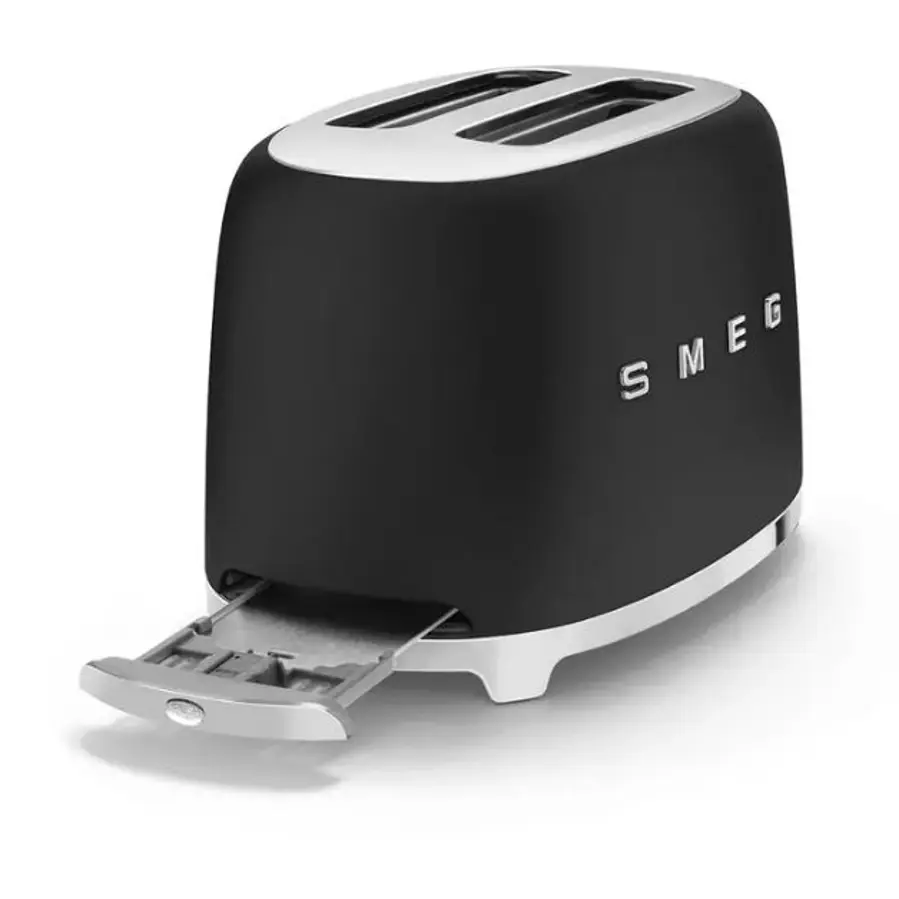 Toster Smeg TSF01BLMEU mat crni