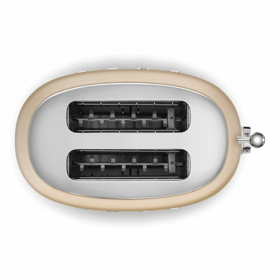 Toster Smeg TSF01CHMEU mat šampanjac