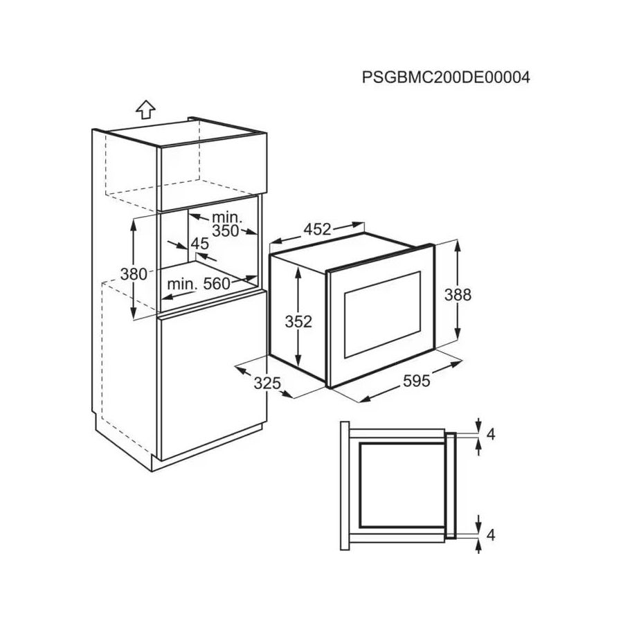 Ugradbena mikrovalna pećnica Electrolux LMS2203EMK