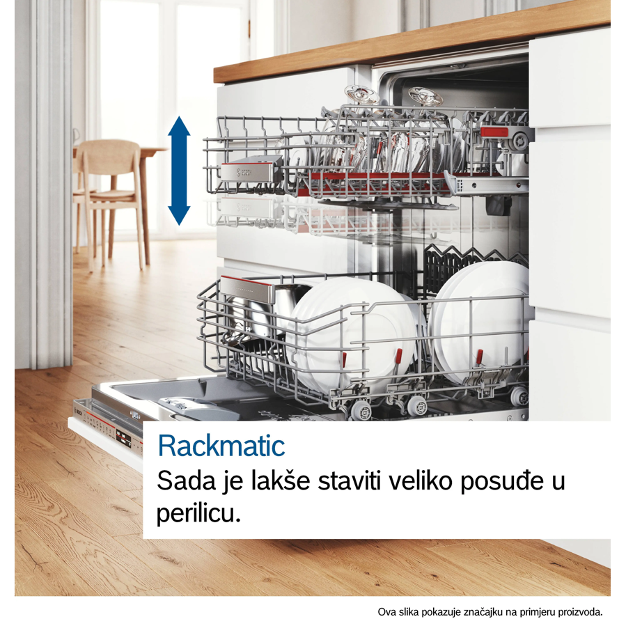 Ugradbena perilica posuđa Bosch SBD6ECX21E 87cm WiFi EfficientDry OpenAssist