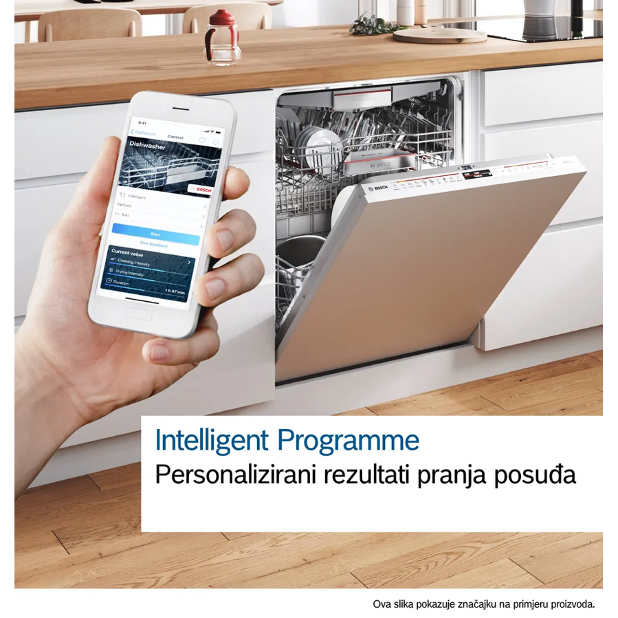 Ugradbena perilica posuđa Bosch SBV8TCX01E - 87cm WiFi Zeolith EfficientDry