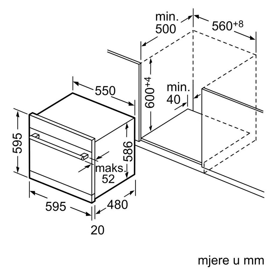 Ugradbena perilica posuđa Bosch SCX6ITB00E mini