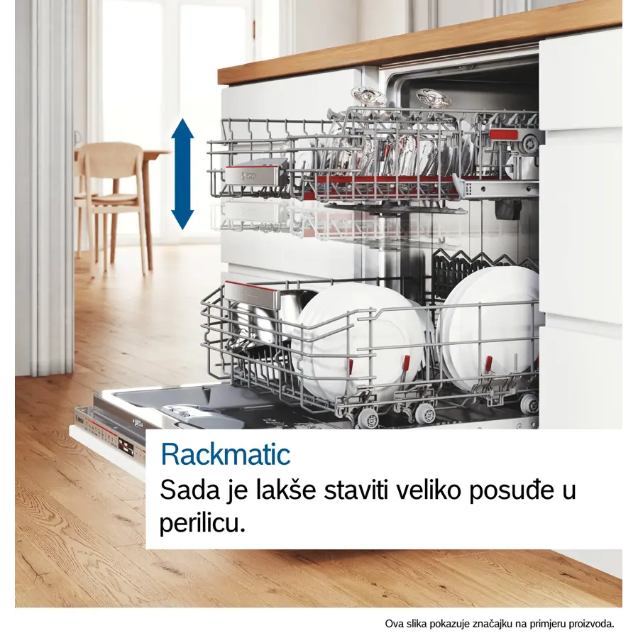 Ugradbena perilica posuđa Bosch SMH4HVX14E WiFi Vario