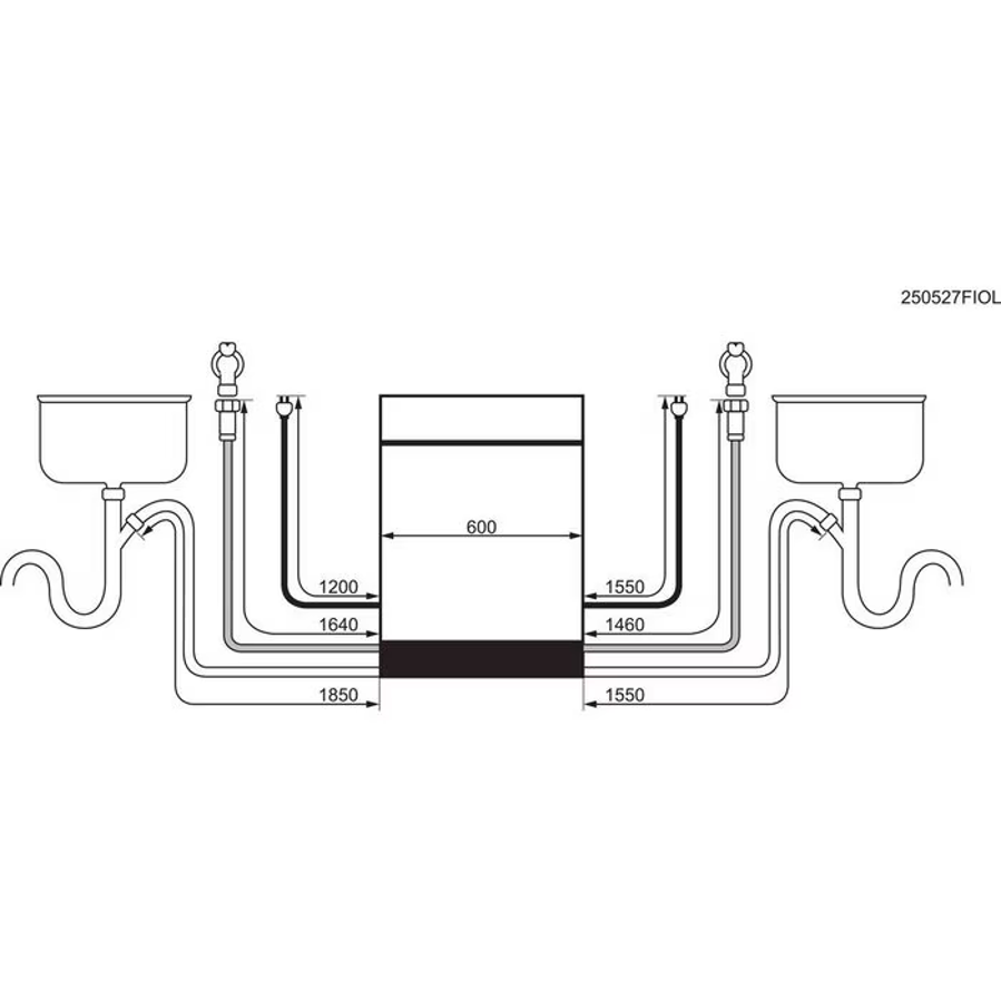 Ugradbena perilica posuđa Electrolux E82LA220T WiFi AirDry