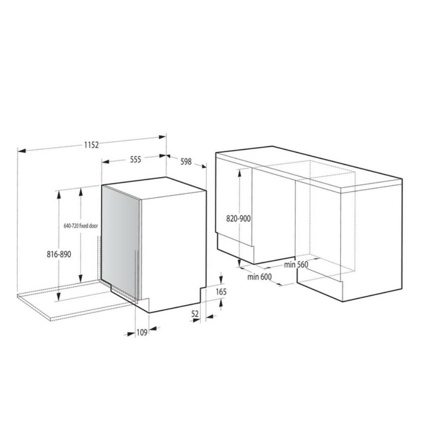 Ugradbena perilica posuđa Gorenje GV642C65