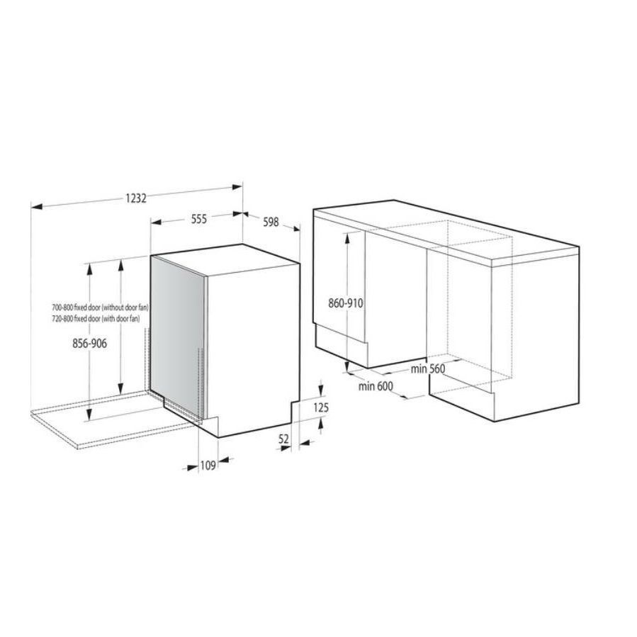 Ugradbena perilica posuđa Gorenje GV663B65XXL - 87cm