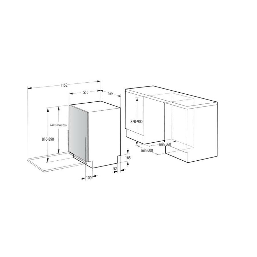 Ugradbena perilica posuđa Gorenje GV693A65UVAD iDos WiFi