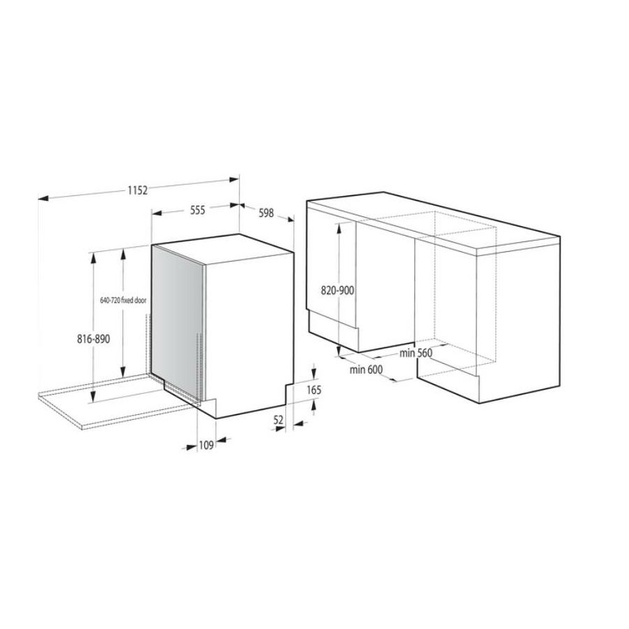 Ugradbena perilica posuđa Gorenje GV693B65AD iDos WiFi