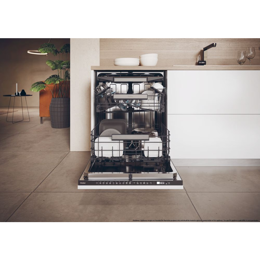 Ugradbena perilica posuđa Haier XI6B0M3PB AirDry WiFi
