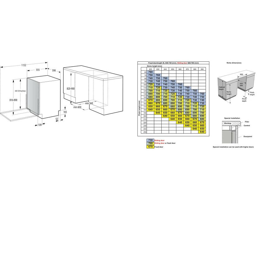 Ugradbena perilica posuđa Hisense HV16D