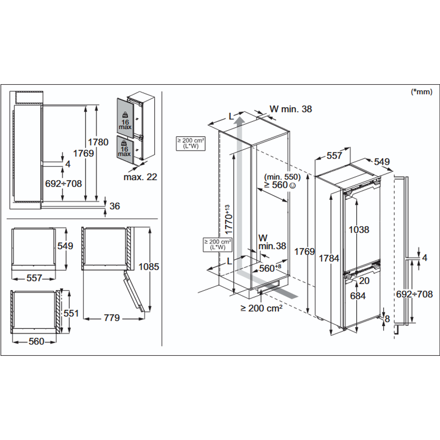 Ugradbeni hladnjak AEG TC6LS181DF