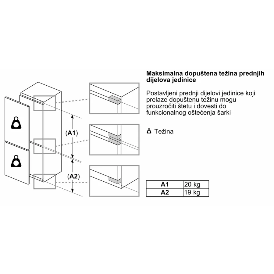 Ugradbeni hladnjak Bosch KBN96ADD0 WiFi SoftClosing 71x194cm