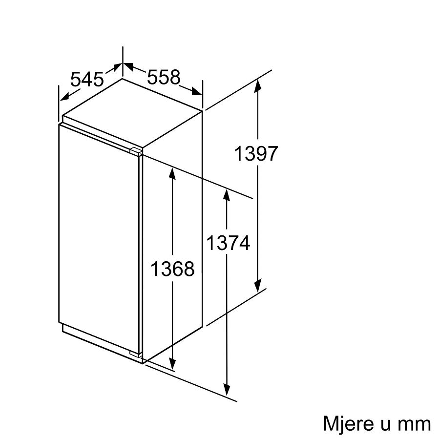 Ugradbeni hladnjak Bosch KIF51AFE0