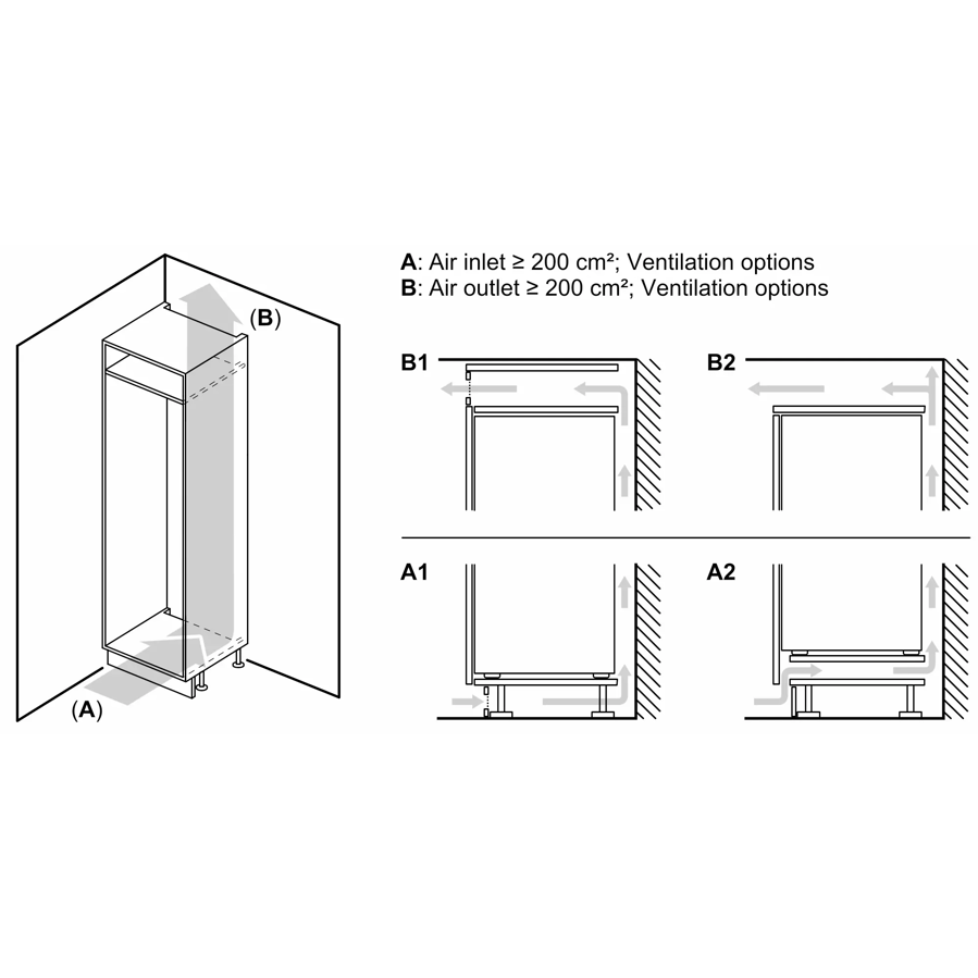 Ugradbeni hladnjak Bosch KIN96NSE0 194cm