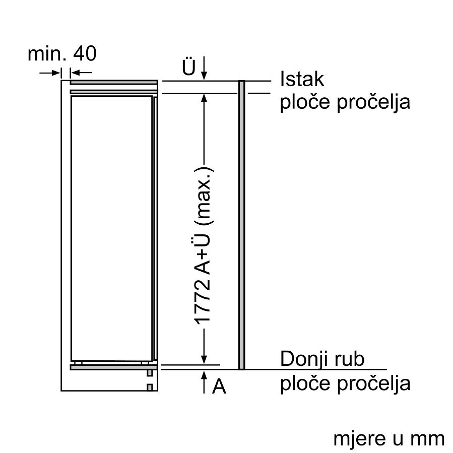 Ugradbeni hladnjak Bosch KIR81VFE0