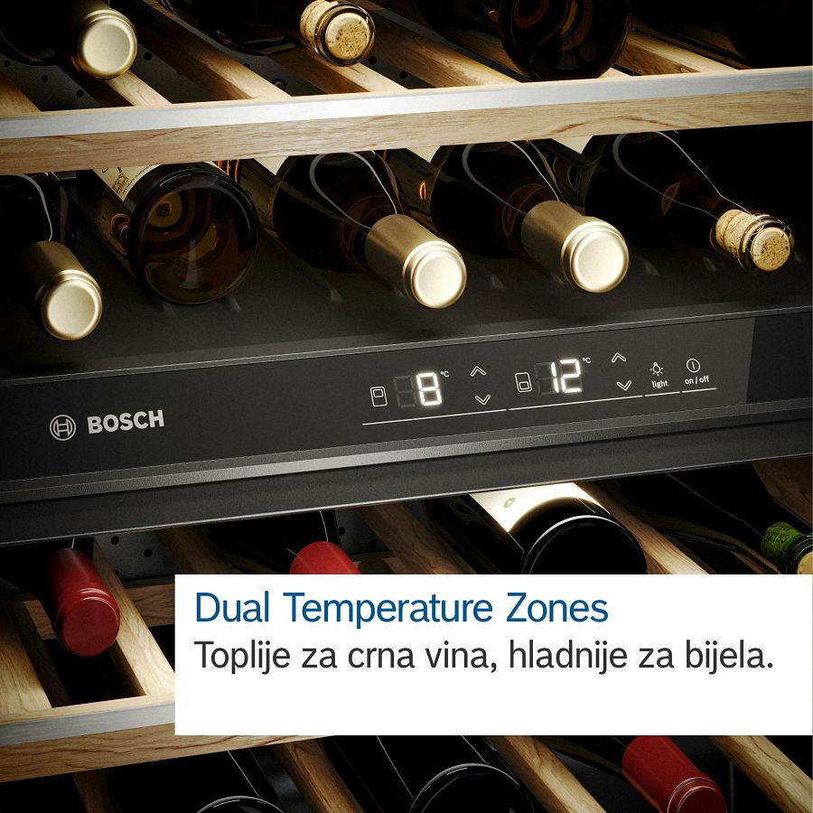 Podpultni hladnjak za vino Bosch KUW21AHG0