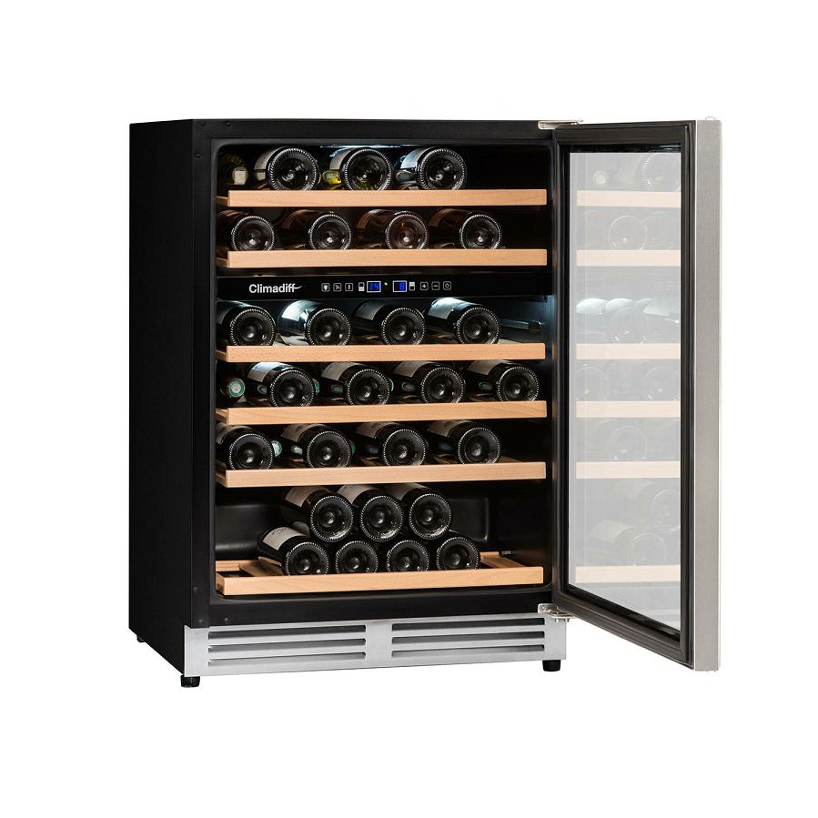 Podpultni hladnjak za vino Climadiff CBU51D1X - 82cm