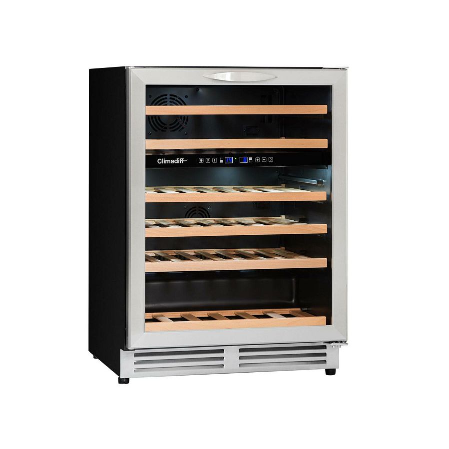 Podpultni hladnjak za vino Climadiff CBU51D1X - 82cm