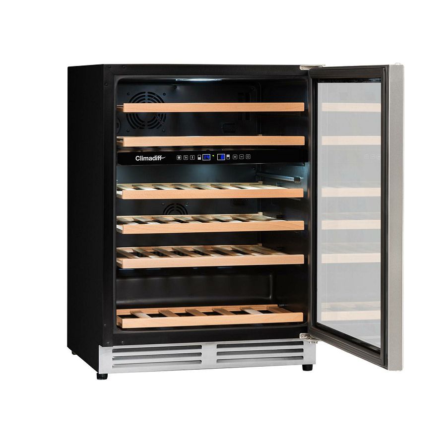Podpultni hladnjak za vino Climadiff CBU51D1X - 82cm