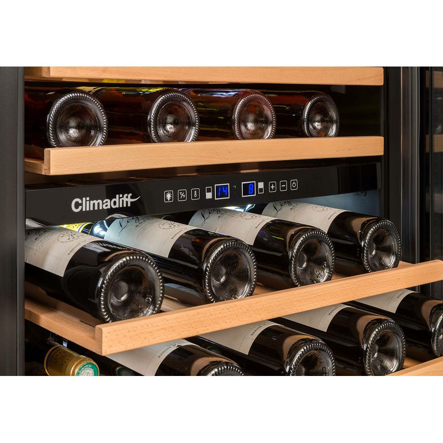 Podpultni hladnjak za vino Climadiff CBU51D1X - 82cm