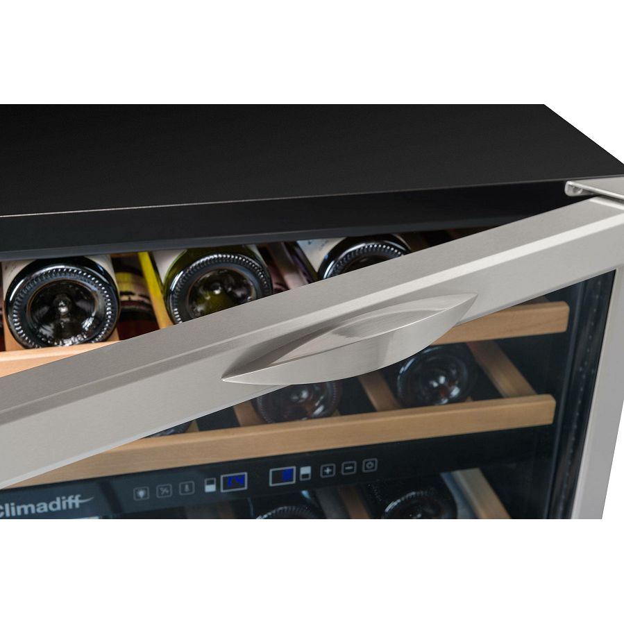 Podpultni hladnjak za vino Climadiff CBU51D1X - 82cm