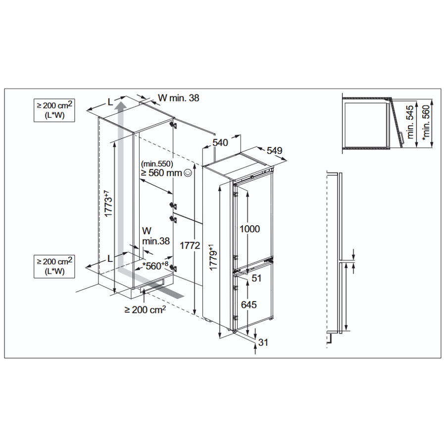 Ugradbeni hladnjak Electrolux LNS3LE18S