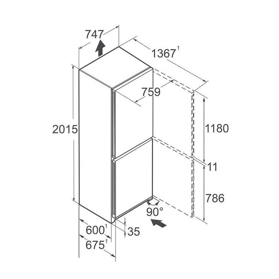 Ugradbeni hladnjak Liebherr ICNSd5103 PureLine