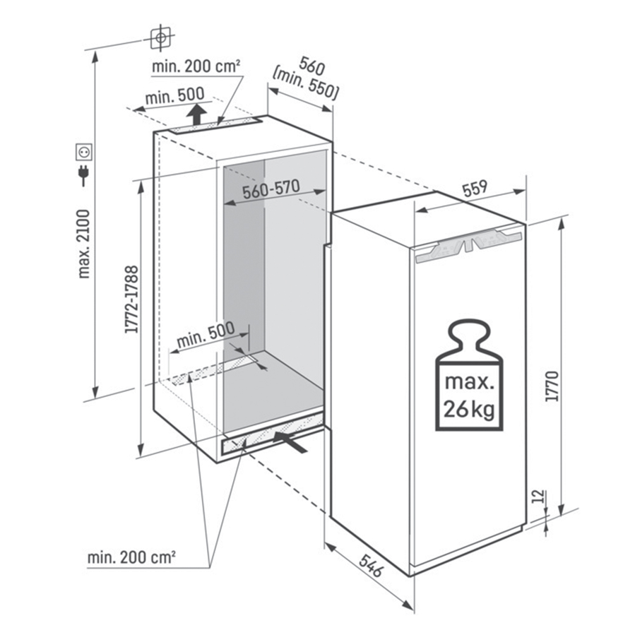Ugradbeni hladnjak Liebherr IRBci5151 PrimeLine