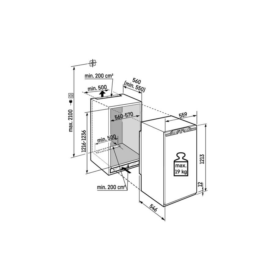 Ugradbeni hladnjak Liebherr IRc4120 Plus SoftClosing