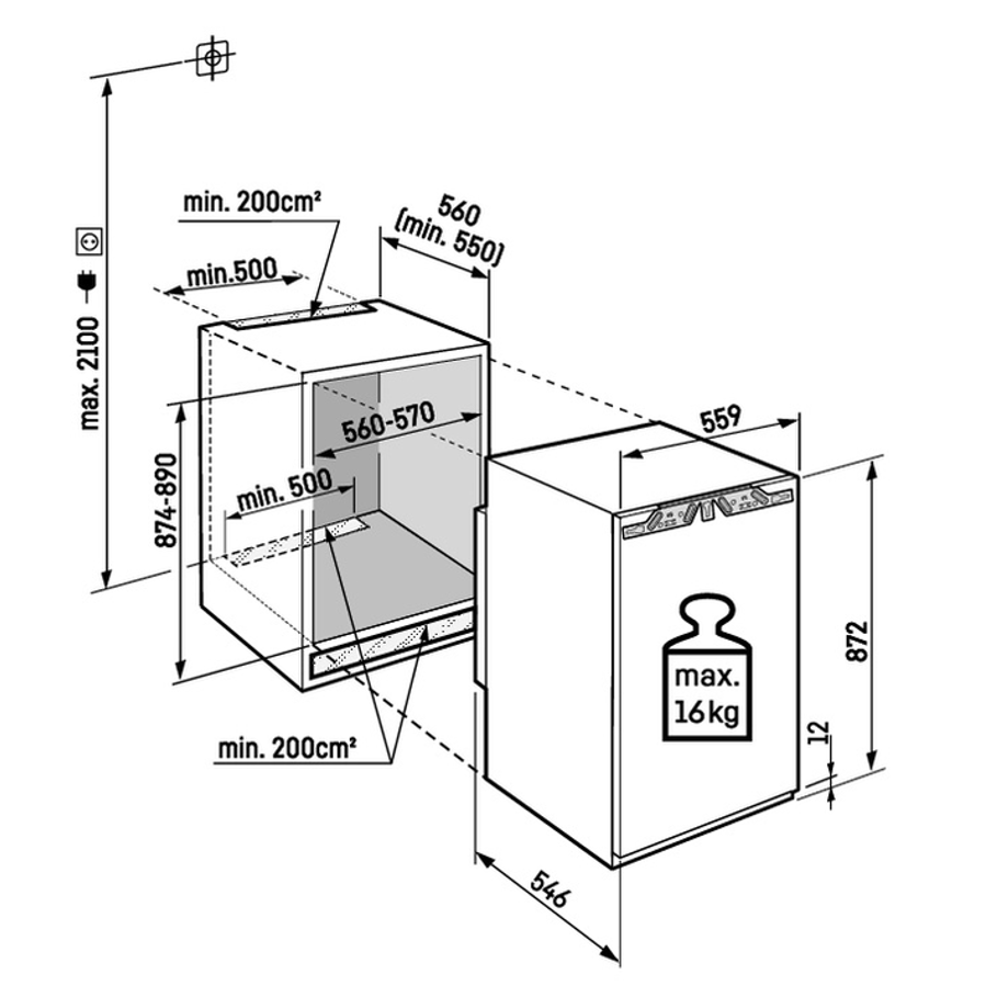 Ugradbeni hladnjak Liebherr IRci3950 Prime SoftClosing WiFi